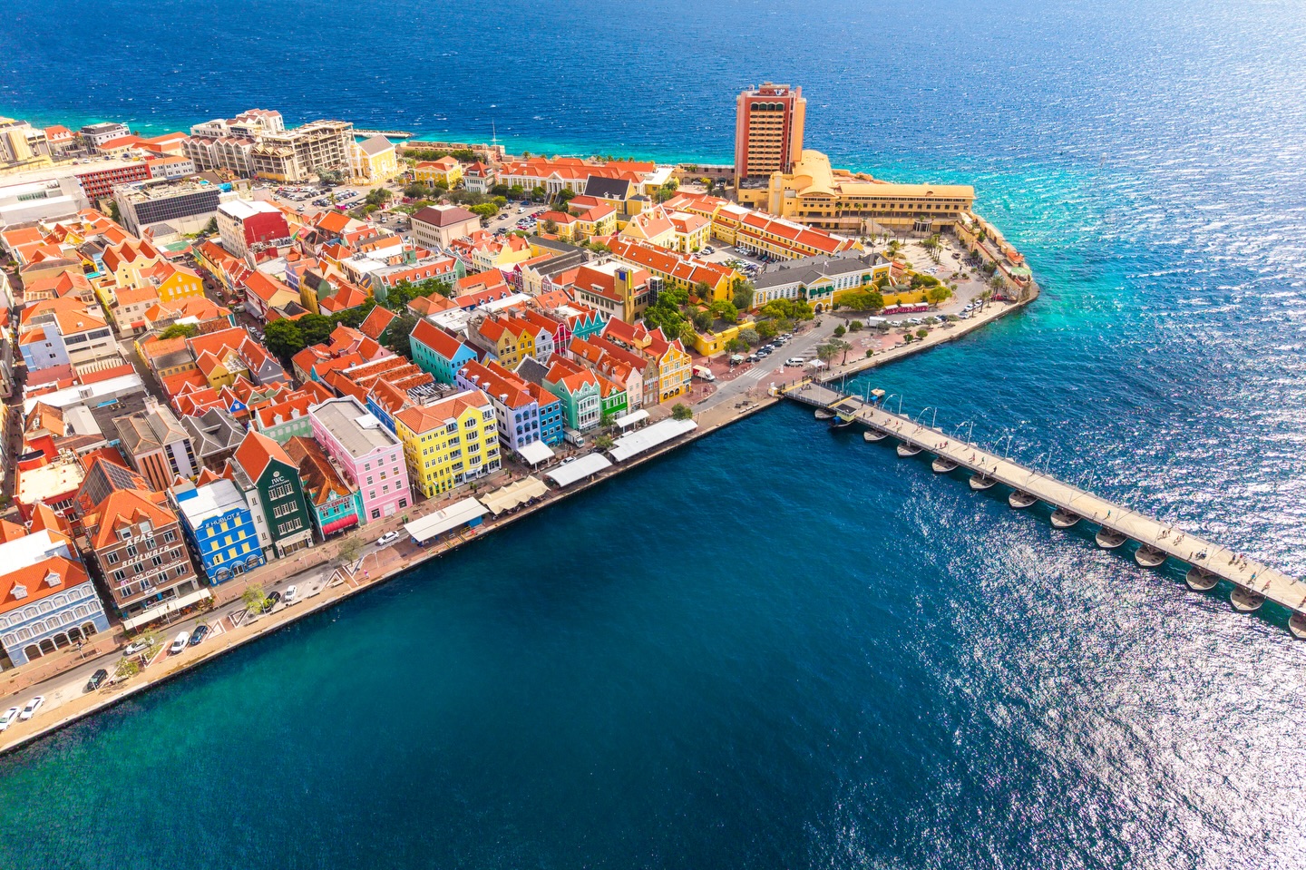 Aerial view of Willemstad